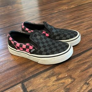 Vans girls slip ons